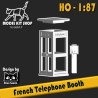 HO (1:87) - cabina telefónica francesa