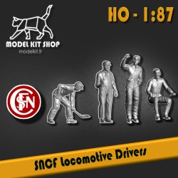 HO (1:87) - locomotive conductors SNCF