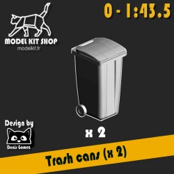 0 (1:43,5) - Trash cans (x 2)