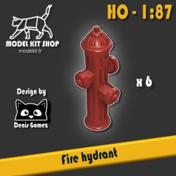 1:87 - Borne incendie (x 6)