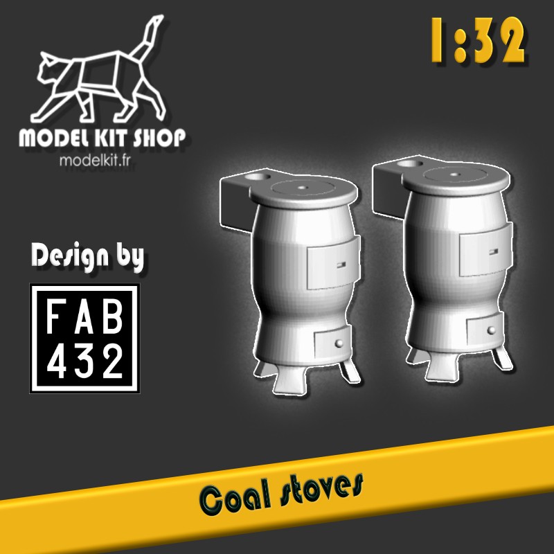 1:32 - Coal stoves (x 2)