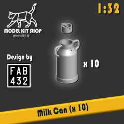 1:32 -  Bidons de lait de 30L (x 10)