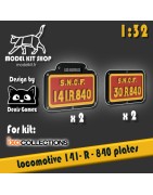 1:32 - Placas de locomotora 141-R-840