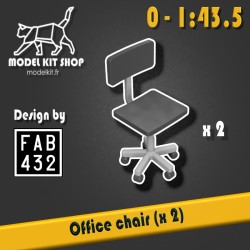 0 (1:43.5) - Chaise de bureau (x 2)