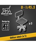 0 (1:43.5) - Chaise de bureau (x 3)