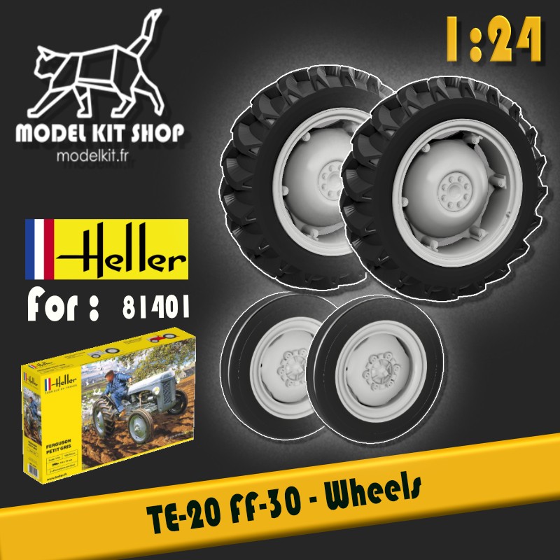 TE-20 / FF30 Ferguson "Little Grey" - Wheels (81401)