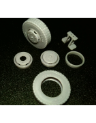 1:35 - SDKFZ 234/2 "Puma" - Roues avec pneus Deka