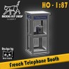 HO (1:87) - Cabine téléphonique française