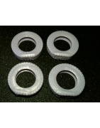 1:35 - SDKFZ 234/2 "Puma" - Wheels with flat or loaded Deka