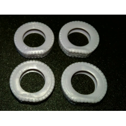 1:35 - SDKFZ 234/2 "Puma" - Räder mit flachen oder geladenen