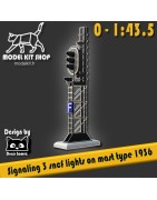 0 (1.43.5) - SNCF Signalling 3 lámparas en tipo mate 1936
