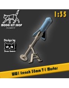 1:35 - WW1 - Mortier 58 - "Crapouillot" Version T 1