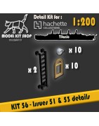 KIT 56 Detalles del número 51 " 53