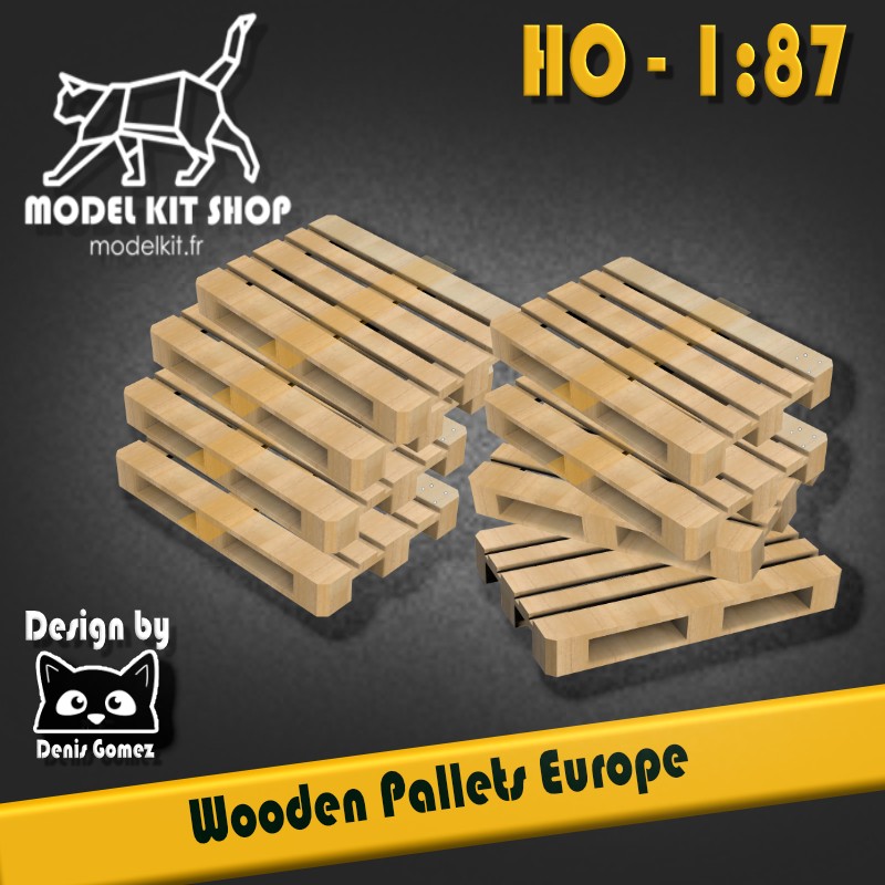 HO (1:87) - Pallet in legno Europa