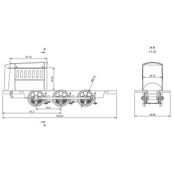 0 (1:43.5) - Locotractor "Flanders" ( Cabin part)