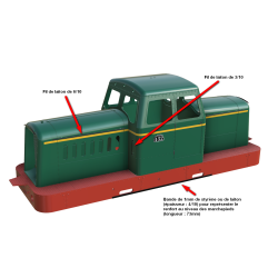 0 (1:43.5) - Locotractor "Flanders" ( Cabin part)