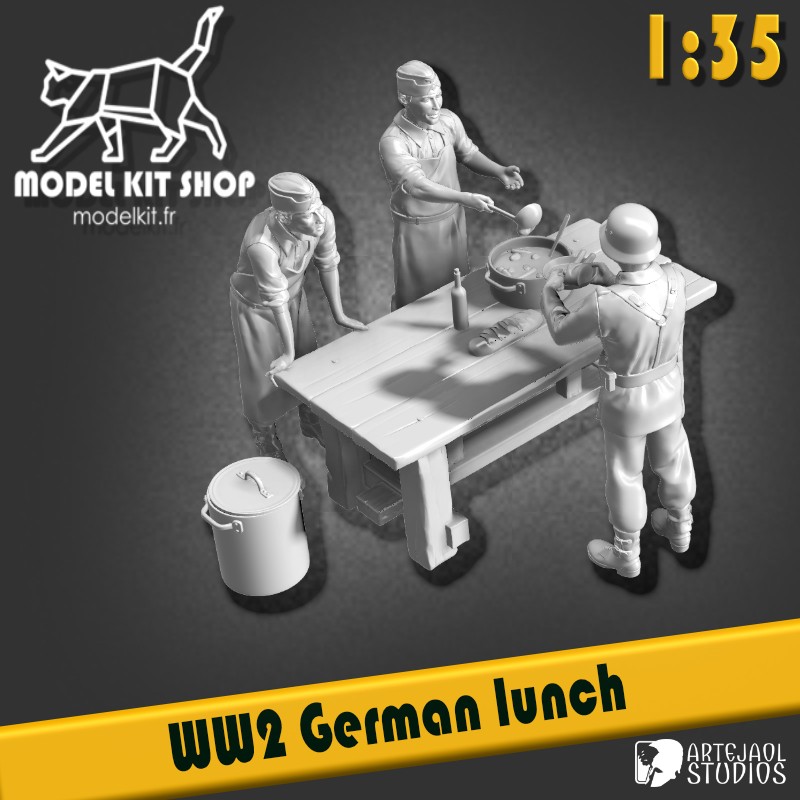 1:35 - WW2 Repas allemand