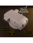 DKM BISMARCK Detalle Turrets Kit