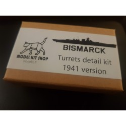 DKM BISMARCK Detalle Turrets Kit