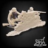 copy of 1:35 - WW2 Soldier Allemand riding with an MG42