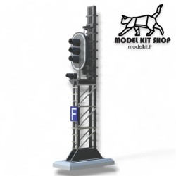 1:32 - SNCF-Signalisierung 3 Lichter am Mast Typ 1936
