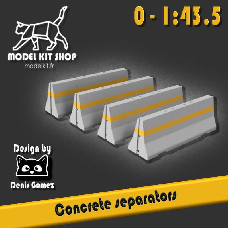 0 (1:43.5) - Separators Concrete (X 4)