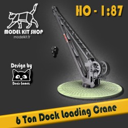 HO (1:87) - 6 Ton WESTERN STATE Quay Crane