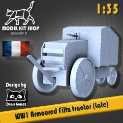 1:35 - WW1 - Tank Prototype Français basé sur le tracteur "Filtz" (Late version)