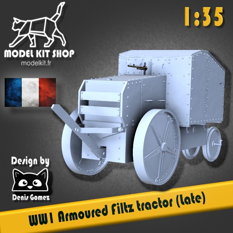 1:35 - WW1 - Tank Prototype Français basé sur le tracteur 1:35 - WW1 - Tank Prototype Français basé sur le tracteur