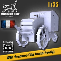 1:35 - WW1 - Tank Prototype Français basé sur le tracteur "Filtz" (Early version)