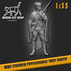 1:35 Serie - WW2 Russischer Soldat Scharfschütze Ljudmila Pavlichenko 'Lady Death'