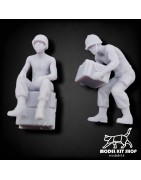 1:35 - Vietnam - Soldats Américains & Boites à munitions