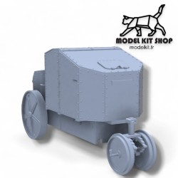 1:72 - WW1 - Tank Prototyp Französisch auf Basis des "Filtz" Traktors (Late-Version)