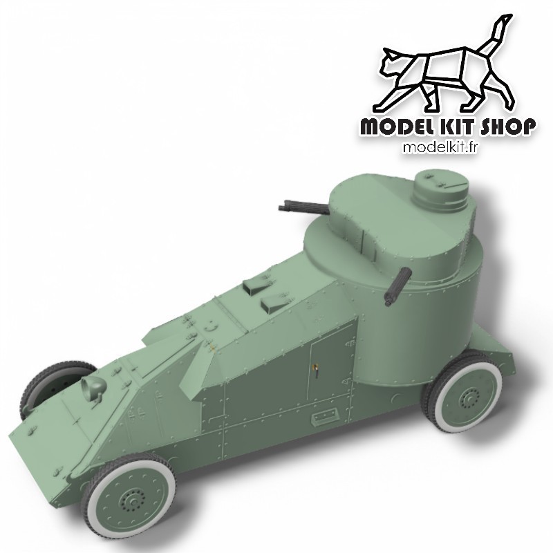 Automitrailleuse Blindée Renault Type L - Armée Française 1931 - 6 Roues, Échelle 1/43 (Neuf)