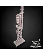 HO (1:87) - SNCF Signalisation 3 feux sur mat type 1936