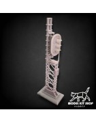 HO (1:87) - SNCF Signalisation 3 feux sur mat type 1936