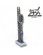 HO (1:87) - SNCF Signalisation 3 feux sur mat type 1936