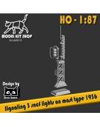 HO (1:87) - SNCF señalización 3 luces en el tipo mate 1936
