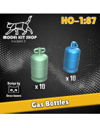 HO (1:87) - Cilindros de gas (2 tipos) x20