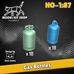 HO (1:87) - Gas bottles (2...