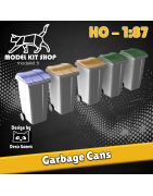 HO (1:87) - Botes de basura (x 5)
