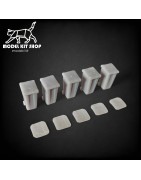 HO (1:87) - Botes de basura (x 5)