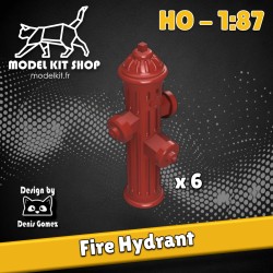 1:87 - Fire Hydrant (x 6)