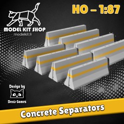 HO (1:87) - Separatori Concrete (X 8)