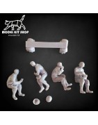 1:35 Serie - WW2 soldados americanos comiendo