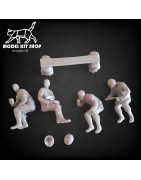 1:35 Serie - WW2 soldados americanos comiendo