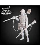 1:35 - WW2 soldado americano con detector de metales