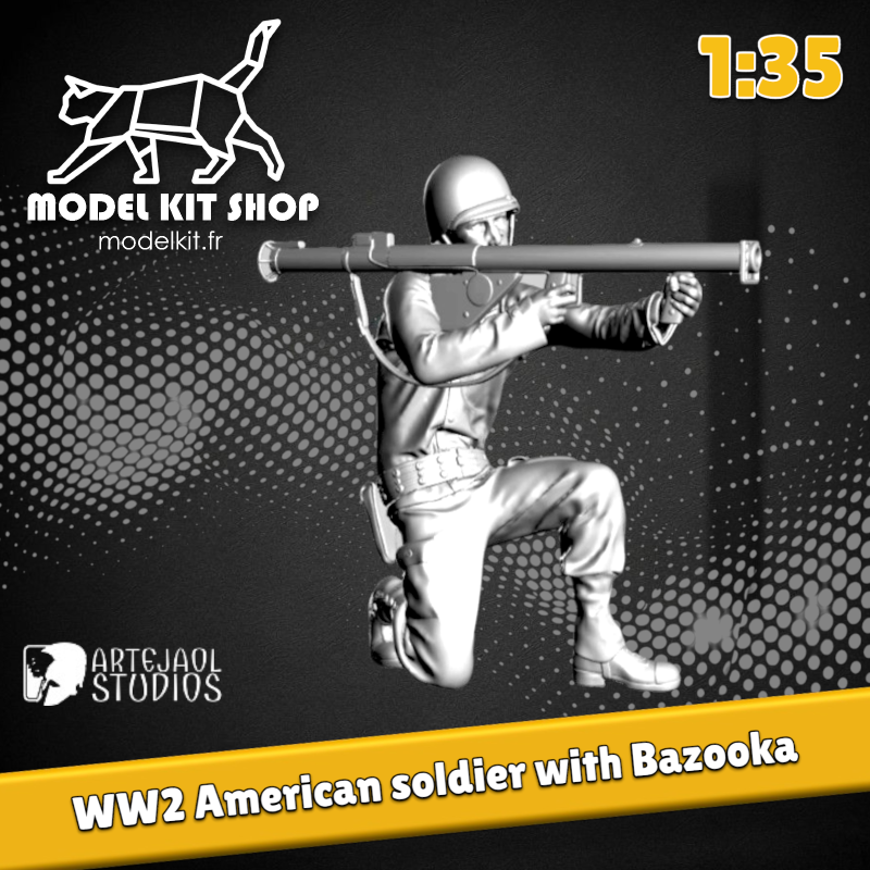 1:35 - WW2 Soldats américains Bazooka