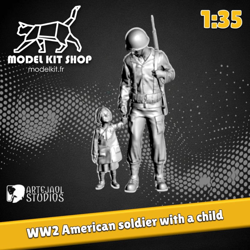 1:35 – WW2 Amerikanischer Soldat mit einem Mädchen