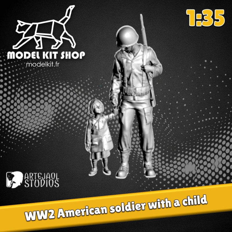 1:35 - WW2 Soldat américain avec une fille